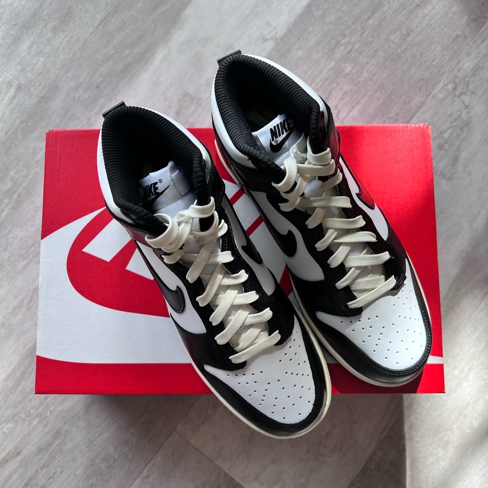 Nike Dunk High Vintage Panda W8 - Picture 7 of 8
